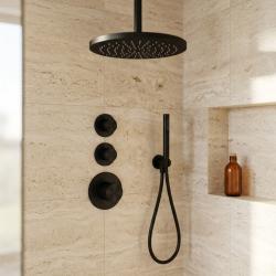aquanello-eternal-flush-mount-shower-set-matte-black-thermostatic-250mm